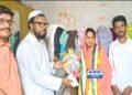 সর্বভারতীয় আইটিআই পরীক্ষায় শীর্ষস্থান অধিকারী পারভীন সুলতানাকে সংবর্ধনা সংখ্যালঘু যুব ফেডারেশনের
