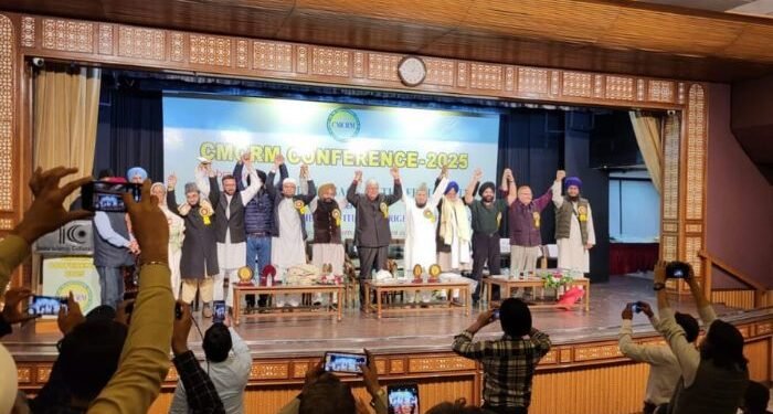 Sikh and Muslim leaders at the CMCRM Conference 2025, celebrating the ‘Malerkotla Legacy’ of Fraternity, at IICC Auditorium, Delhi, on Sunday. Photo credit: muslim mirror