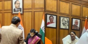 দিল্লির মুখ্যমন্ত্রীর দপ্তরে আম্বেদকর ও ভগৎ সিং এর ছবি সরিয়ে বিতর্কে বিজেপি