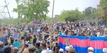 ওয়াকফ সম্পত্তি রক্ষায় উত্তাল উত্তর কাটিগড়া, ওয়াকফ আইনের বিরুদ্ধে পথে আসামের হাজার হাজার মানুষ