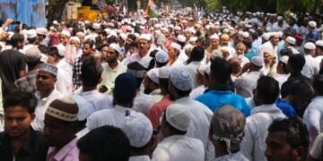 ওয়াকফ সংশোধনী আইন বাতিলের দাবিতে রাজ্য জমিয়তে উলামার ঐতিহাসিক গণঅবস্থান কলকাতায়