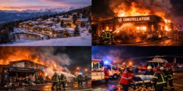 সুইজারল্যান্ডে নববর্ষের রাতে মদের বারে ভয়াবহ অগ্নিকাণ্ড, নিহত অন্তত ৪০