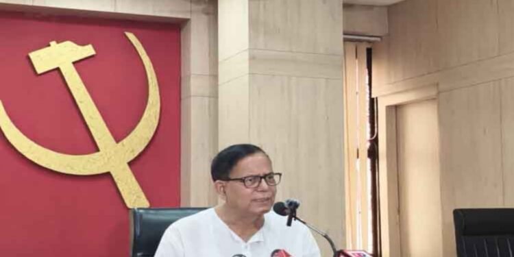 সংবিধান ও সাংবিধানিক প্রতিষ্ঠান রক্ষায় দেশের সমস্ত রাজনৈতিক দলকে ঐক্যবদ্ধ হওয়ার আহ্বান সিপিআইএম সম্পাদকের